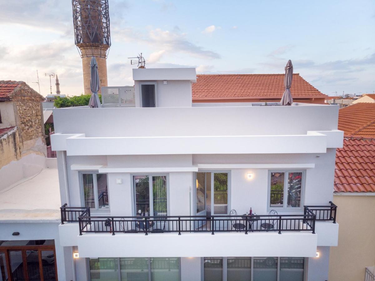 White&Gray Apartment Ретимно Экстерьер фото